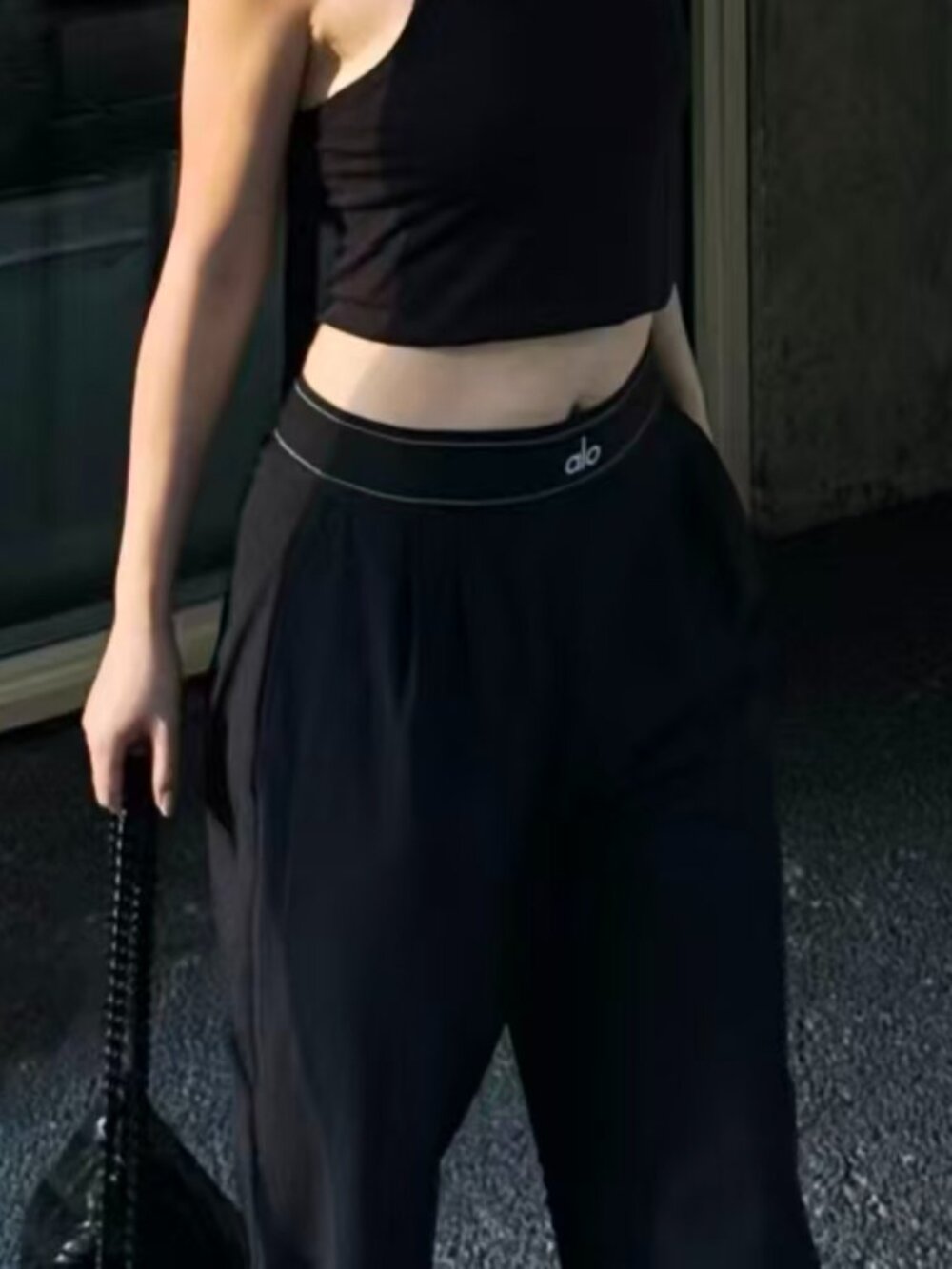NWT🌻ALO Yoga Suit Up Trouser Black 😘 Regular 30 inches - Picture 6 of 7
